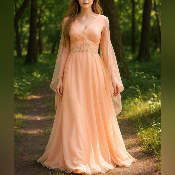 Vintage Maxi Dress Women - Picture 10 of 10